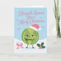 メリークリスマス芽キャベツ