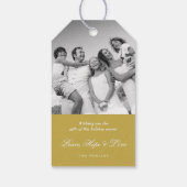 メリークリスマス葉デコラベル ギフトタグ (裏面)