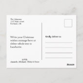 メリークリスマス葉書祝日葉書 ポストカード (裏面)