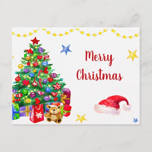 メリークリスマス葉書祝日葉書 ポストカード (正面)