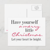 メリークリスマス葉書 シーズンポストカード (正面/裏面)