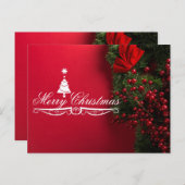 メリークリスマス葉書 ポストカード (正面/裏面)