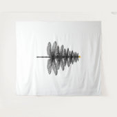 メリークリスマス虫好きクリスマストンボ タペストリー (正面(横))