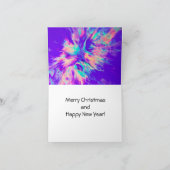 メリークリスマス蛍光カード カード (内部)