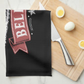 メリークリスマス表現北極クリスマスサンタ キッチンタオル (四つ折り)