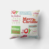 メリークリスマス装飾用クッション喜び平和 クッション (裏面)