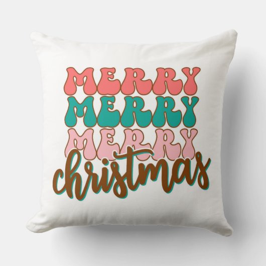 メリークリスマス装飾用クッション クッション (正面)