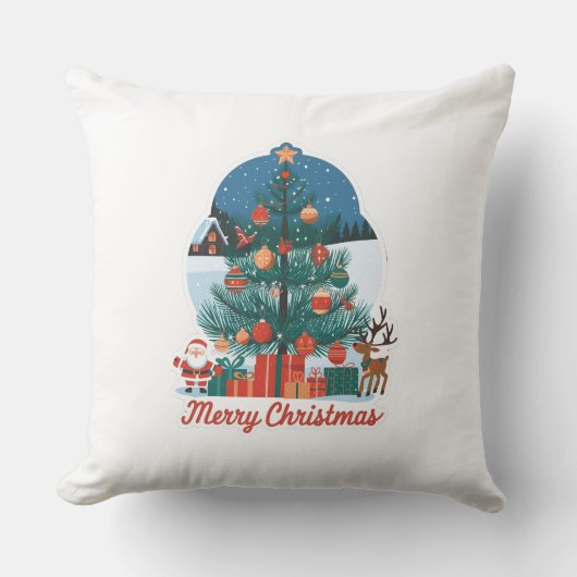 メリークリスマス装飾用クッション:フェスティバル新モデル クッション (正面)