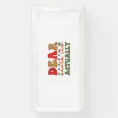 メリークリスマス親愛サンタ実は 横断幕 (縦)