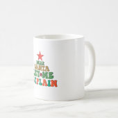 メリークリスマス親愛サンタ説明しよう コーヒーマグカップ (正面右)