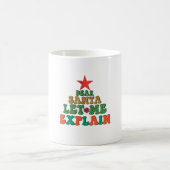 メリークリスマス親愛サンタ説明しよう コーヒーマグカップ (中央)
