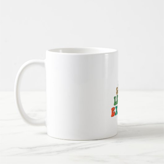 メリークリスマス親愛サンタ説明しよう コーヒーマグカップ (左)