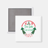 メリークリスマス親愛サンタIが説明できる マグネット (正面/裏面)