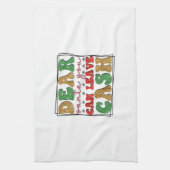 メリークリスマス親愛サンタYou Can 離れ Cash キッチンタオル (縦)