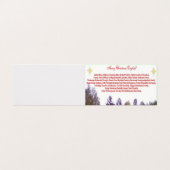 メリークリスマス言数々の語折り畳みカード (外部フラット)