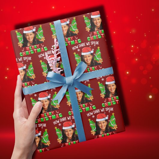 メリークリスマス話・カマラ・ハリス ラッピングペーパー