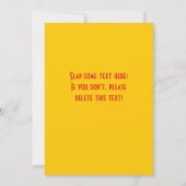 メリークリスマス誕生日カラフルキャンドル (裏面)