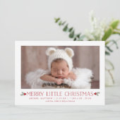 メリークリスマス誕生発表新生児 シーズンカード (スタンド正面)