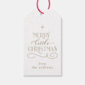 メリークリスマス誕生発表 ギフトタグ (正面)