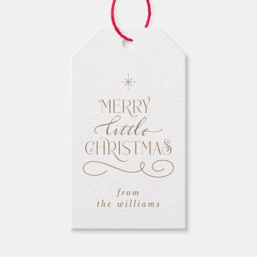 メリークリスマス誕生発表 ギフトタグ (正面)