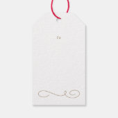 メリークリスマス誕生発表 ギフトタグ (裏面)