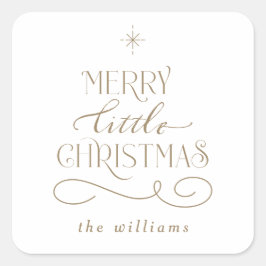 メリークリスマス誕生発表 スクエアシール