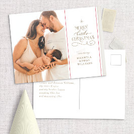 メリークリスマス誕生発表 ポストカード