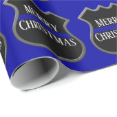 メリークリスマス警察バッジ ラッピングペーパー (ロールコーナー)