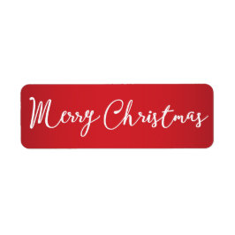 メリークリスマス赤い小さなラベル ラベル