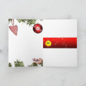 メリークリスマス赤い弓 シーズンカード (内部)