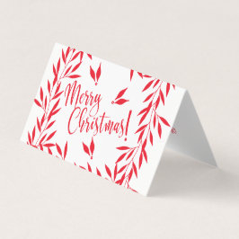 メリークリスマス赤い白あなたの写真の文字内