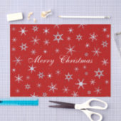 メリークリスマス赤い雪 薄葉紙 (クラフト)