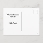 メリークリスマス赤と緑 シーズンポストカード (裏面)