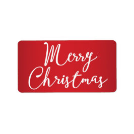 メリークリスマス赤ラベル ラベル