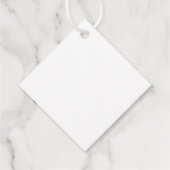 メリークリスマス赤文字ギフトボックス白 フェイバータグ (裏面)