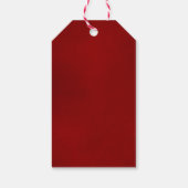 メリークリスマス輝く星フォトオーバーレイ ギフトタグ (裏面)