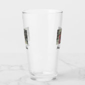 メリークリスマス追加フォト文字ホリデーカスタム タンブラーグラス (左)