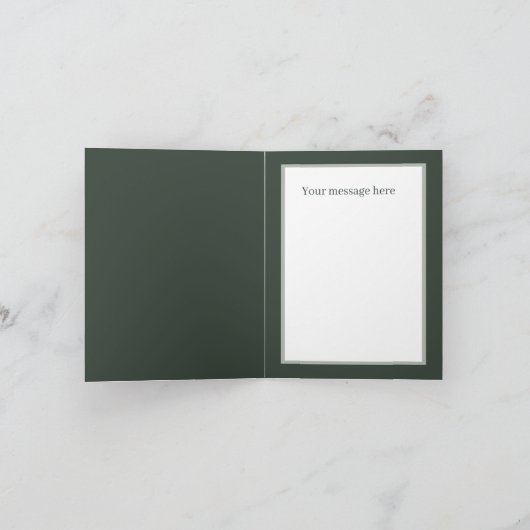 メリークリスマス追加メッセージカントリーバイクシーン シーズンカード (内部)