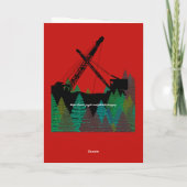 メリークリスマス運転士クレーン運転士 シーズンカード (裏面)