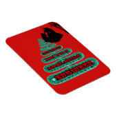 メリークリスマス運転士クレーン運転士 マグネット (右側)