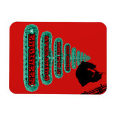 メリークリスマス運転士クレーン運転士 マグネット (横)