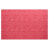 メリークリスマス違う言語赤テンプレート ファブリック (ヤード)