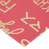 メリークリスマス違う言語 テーブルクロス (アングル)