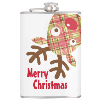 メリークリスマス酔いトナカイ フラスク