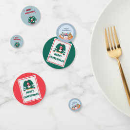 メリークリスマス醜いセーター天使 コンフェッティ