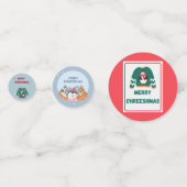 メリークリスマス醜いセーター天使 コンフェッティ (裏面)