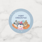 メリークリスマス醜いセーター天使 コンフェッティ (スモール正面)