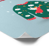 メリークリスマス醜いセーター天使 ポスター (角)