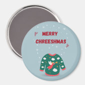 メリークリスマス醜いセーター天使 マグネット (正面/裏面)