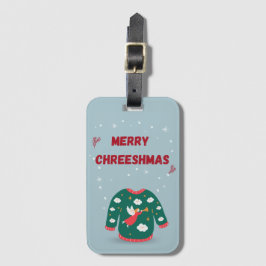 メリークリスマス醜いセーター天使 ラゲッジタグ